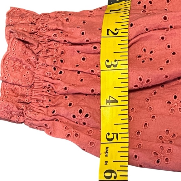 Boden Coral Broderie Lace-Trimmed Dress Size 14L - Picture 17 of 17